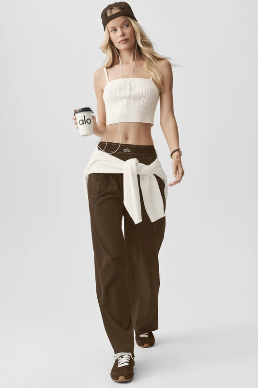 SUIT UP TROUSERS – ALO BROWN