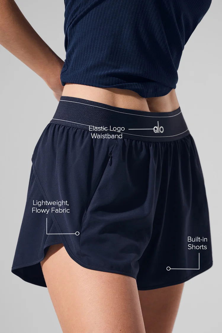ALO Match Point Short – Navy Blue